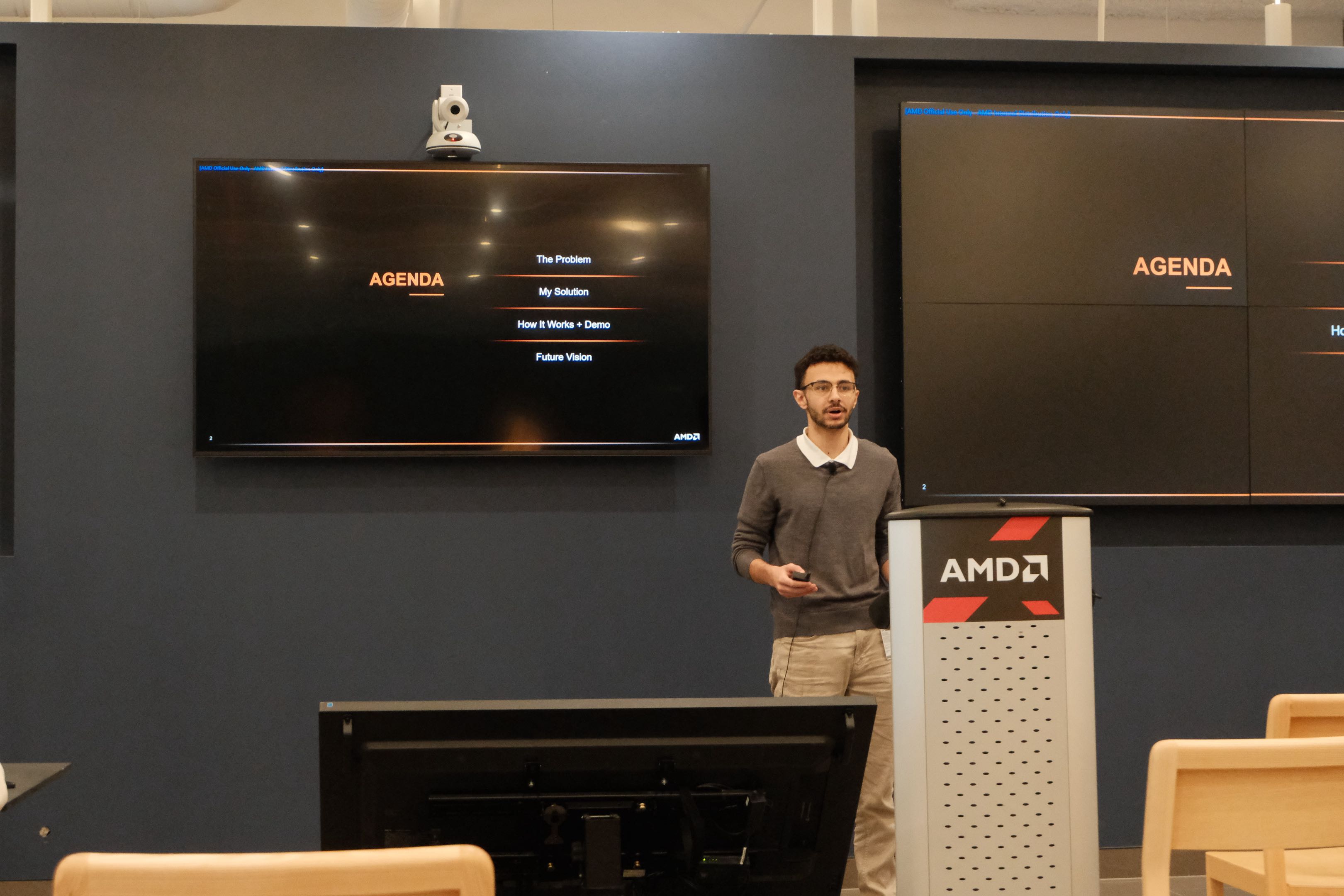 Yazeed in Toronto at night with CN Tower